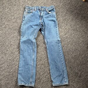 Classic Levi Men's Straight-Leg Blue Jeans